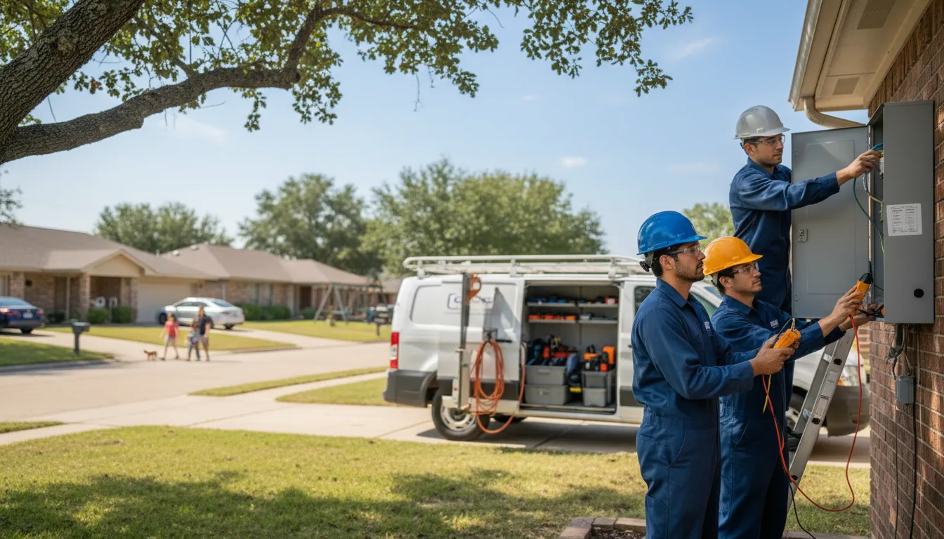 Certified electrician providing emergency electrical services in Hoven, SD